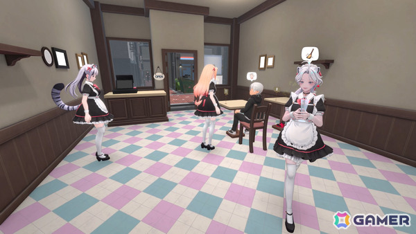 フル3Dで描かれるメイドカフェ再建シミュレーション「Maid Cafe Simulator」Steam体験版が6月14日に公開!の画像