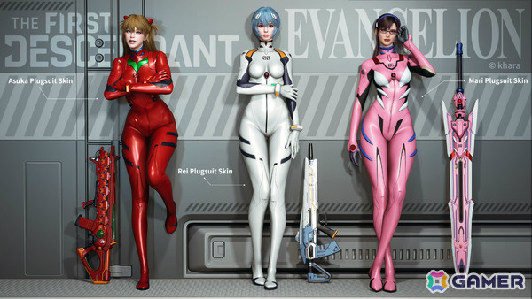 「The First Descendant」×「エヴァンゲリオン」のコラボが6月18日より開催！レイ、アスカ、マリのプラグスーツを着た継承者たちが戦うトレーラーも公開の画像1
