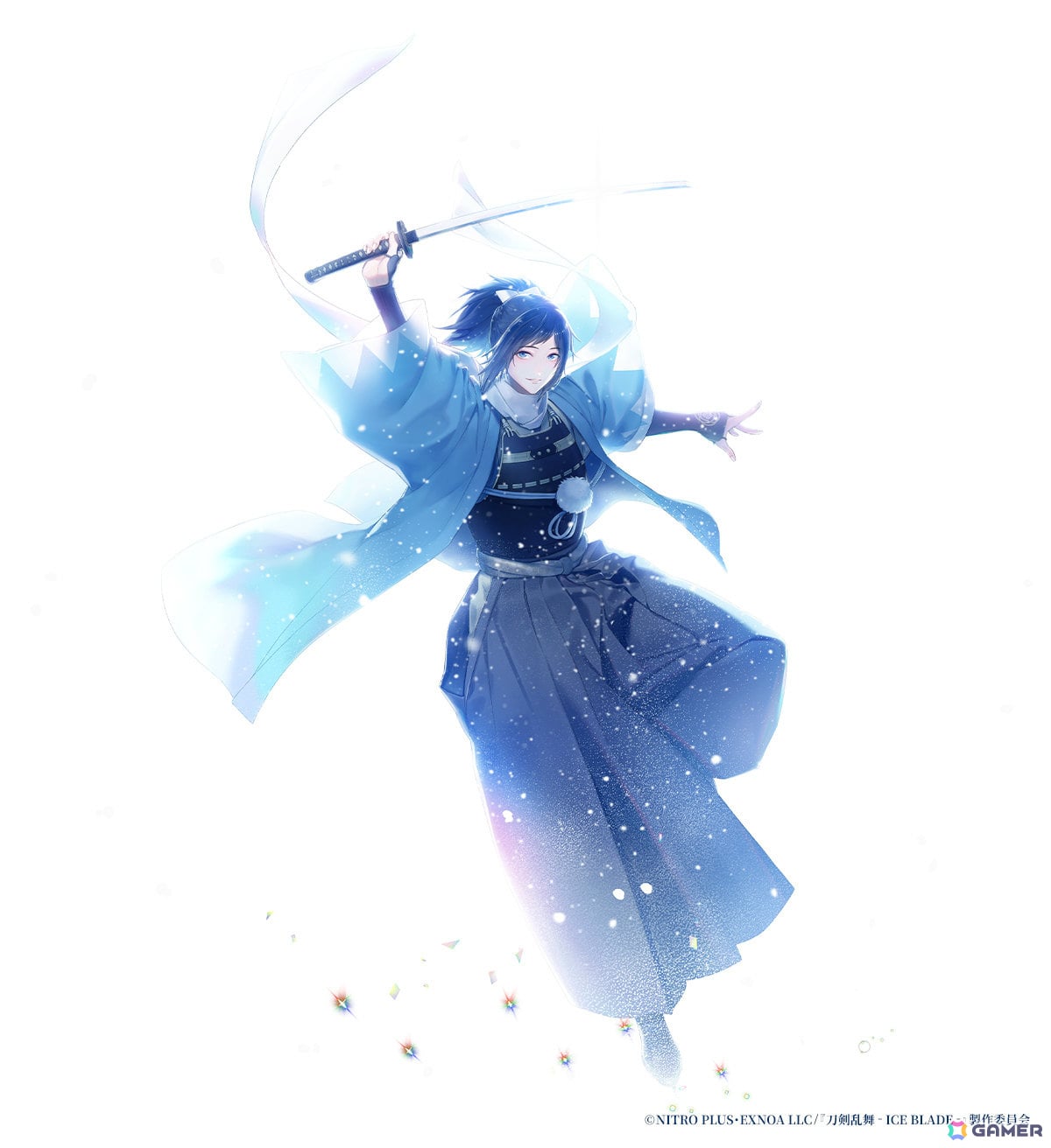 「刀剣乱舞 - ICE BLADE -」描き下ろしキャラクタービジュアル「大和守安定 イメージオンアイスver.」が公開!の画像
