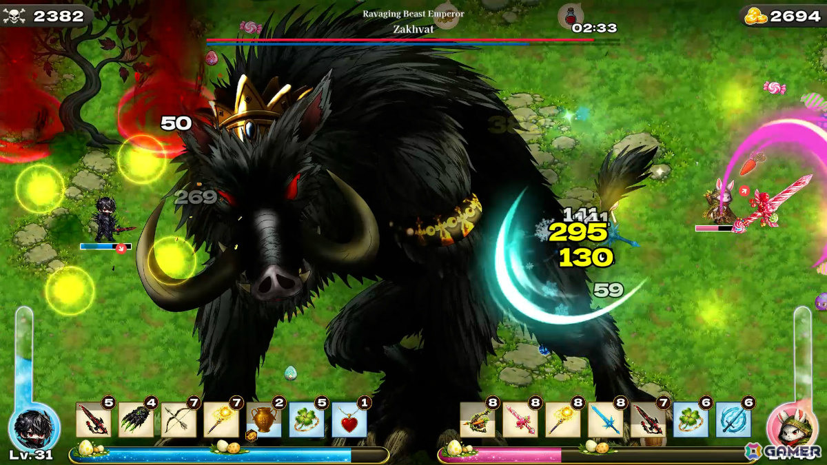 巨大化と小人化を駆使して世界各地の伝説級モンスターに挑むサバイバー系ローグライトRPG「ルナドラ」が7月2日に発売！の画像2