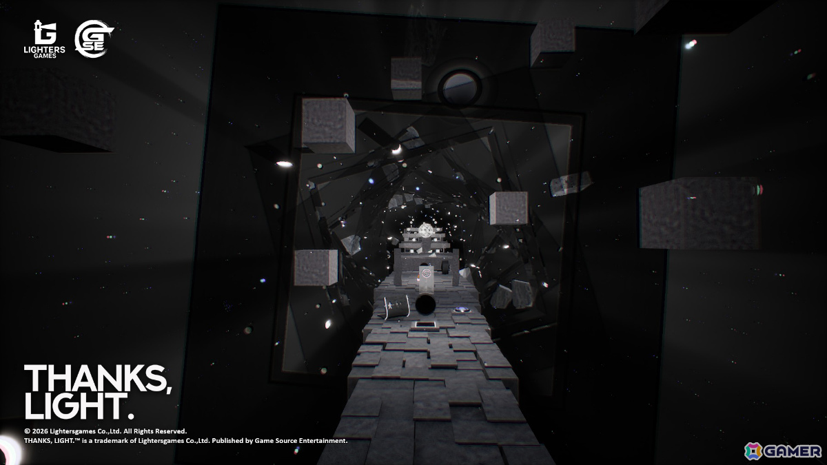 光を操り物体を2D・3Dに切り替えるポータルライクパズル「THANKS, LIGHT.」がSteam Nextフェスに参加！の画像2