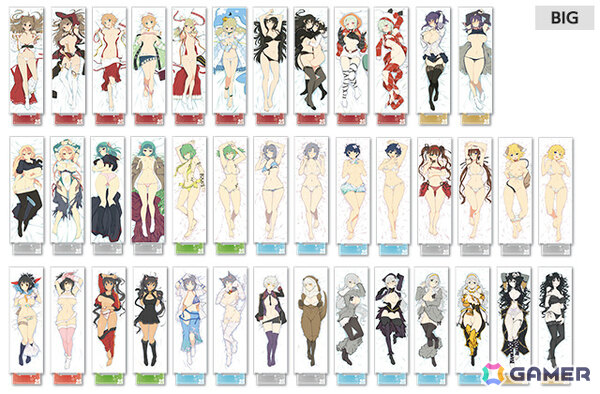 「閃乱カグラ」抱き枕カバー用イラストを使った描き下ろしアクスタ第3弾の予約受付がホビーストックWEBショップ開始！の画像2