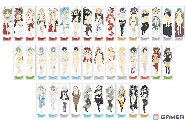 「閃乱カグラ」抱き枕カバー用イラストを使った描き下ろしアクスタ第3弾の予約受付がホビーストックWEBショップ開始！の画像