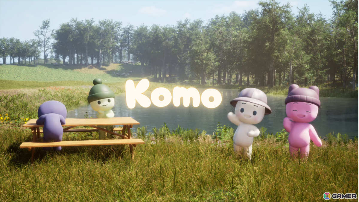 最大8人の癒し系オンライン3Dワールドゲーム「Komo: 陽だまりの旅」体験版が公開！Steam Nextフェスにも参加の画像