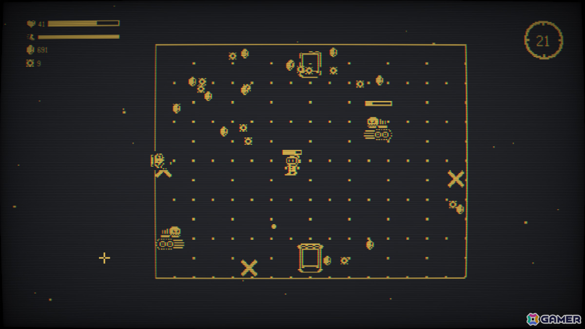 連鎖する電撃で暴走した機械をなぎ倒す1bitインクリメンタル・アクション「Elecade」Steam体験版が公開！の画像