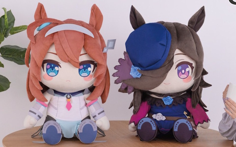 「ウマ娘」ミホノブルボンとライスシャワーの特大ぬいぐるみが6月19日より予約受付スタート!