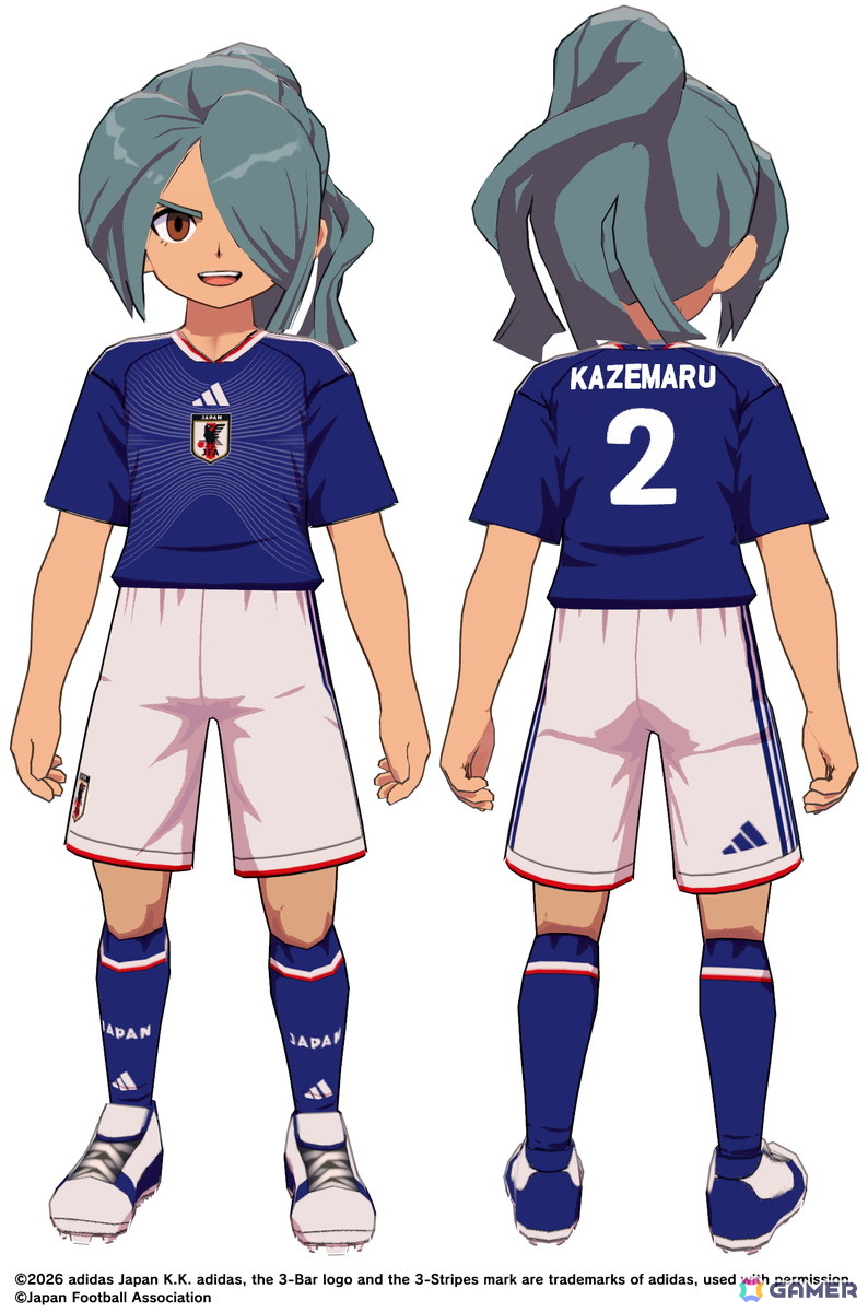 「イナズマイレブン クロス」で日本代表2026プロジェクトが開始!日本代表ユニフォームの円堂・鬼道が登場の画像