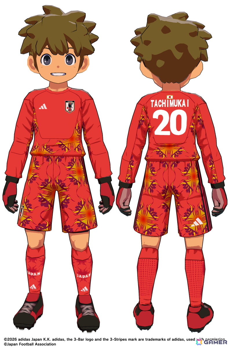 「イナズマイレブン クロス」で日本代表2026プロジェクトが開始!日本代表ユニフォームの円堂・鬼道が登場の画像