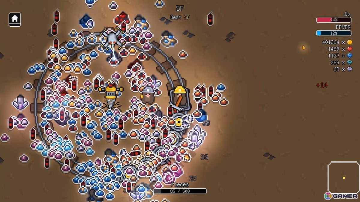 採掘インクリメンタルゲーム「Loop Miner」のデモ版がSteamで公開！採掘と強化を繰り返して鉱山の最深部を目指そうの画像