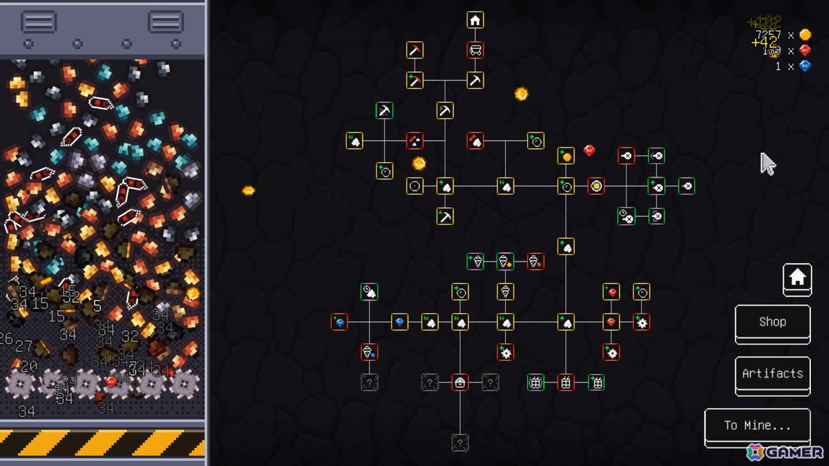 採掘インクリメンタルゲーム「Loop Miner」のデモ版がSteamで公開！採掘と強化を繰り返して鉱山の最深部を目指そうの画像5