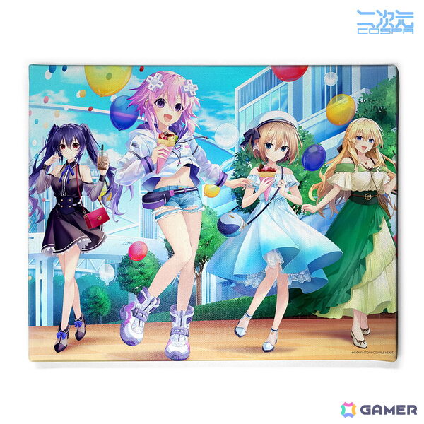 「超次元ゲイム ネプテューヌ」スイーツを楽しむネプテューヌたちの描き下ろしイラストがキャンバスアートやアクスタになって登場！の画像2