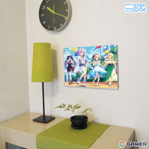 「超次元ゲイム ネプテューヌ」スイーツを楽しむネプテューヌたちの描き下ろしイラストがキャンバスアートやアクスタになって登場！の画像3