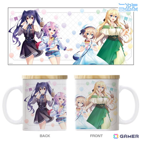 「超次元ゲイム ネプテューヌ」スイーツを楽しむネプテューヌたちの描き下ろしイラストがキャンバスアートやアクスタになって登場！の画像9