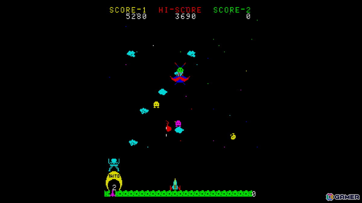 1980年発売のシューティングゲーム「スペースサイクロン」がアーケードアーカイブス/アーケードアーカイブス2として6月18日に配信！の画像4