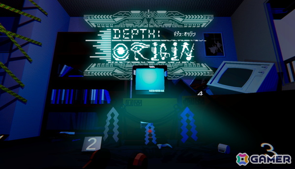 呪いのゲームソフトの解呪を目指すリズムアクションADV「Depth:Origin」の体験版が配信！撃つ・避けるを駆使した爽快アクションに注目の画像1