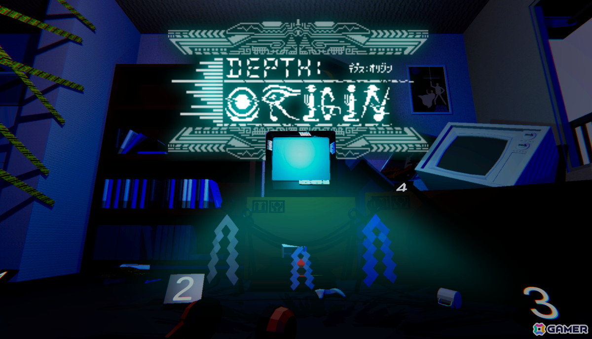 呪いのゲームソフトの解呪を目指すリズムアクションADV「Depth:Origin」の体験版が配信！撃つ・避けるを駆使した爽快アクションに注目の画像