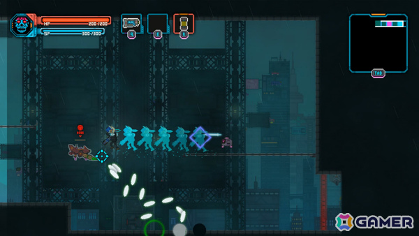 サイバーパンク2Dドットアクション「ナイトブラッドW：断罪の狼」体験版がSteam Nextフェスで配信の画像2