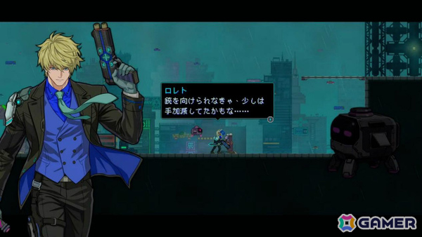 サイバーパンク2Dドットアクション「ナイトブラッドW：断罪の狼」体験版がSteam Nextフェスで配信の画像4