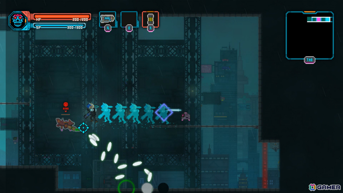 サイバーパンク2Dドットアクション「ナイトブラッドW:断罪の狼」体験版がSteam Nextフェスで配信の画像
