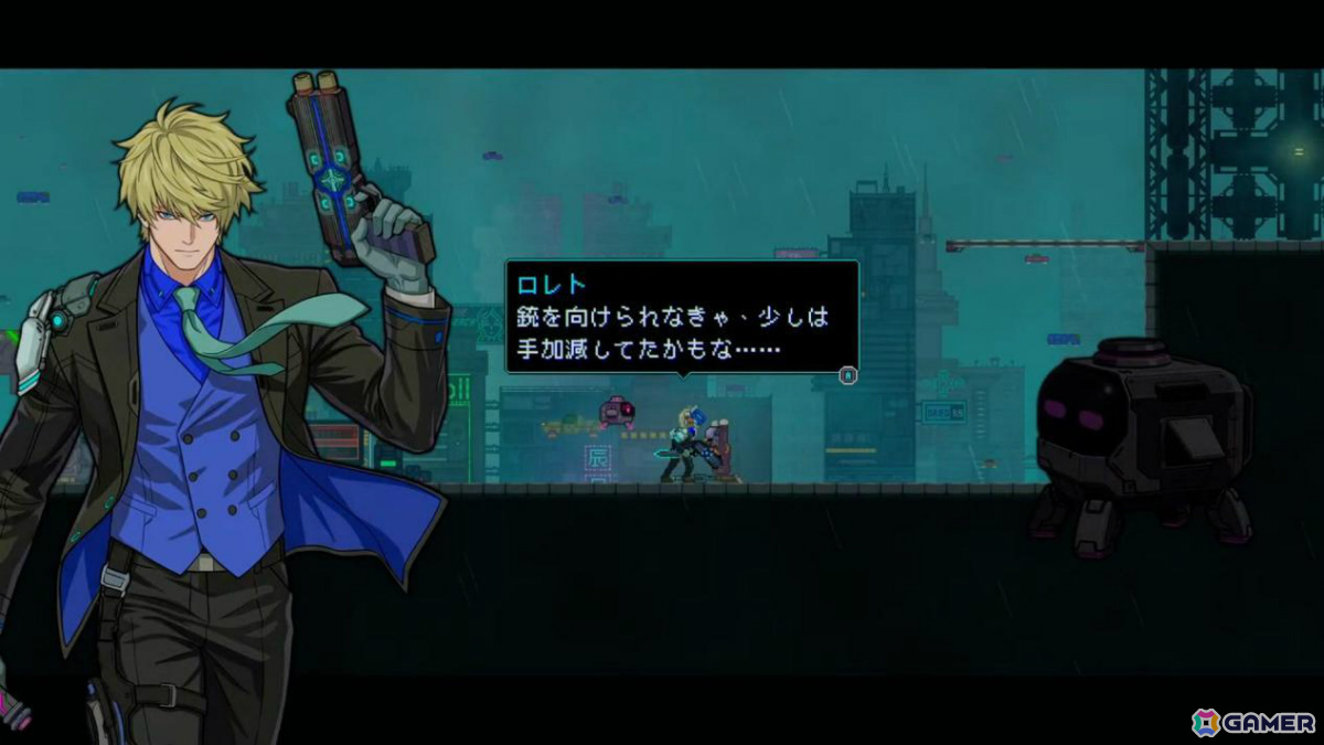 サイバーパンク2Dドットアクション「ナイトブラッドW:断罪の狼」体験版がSteam Nextフェスで配信の画像