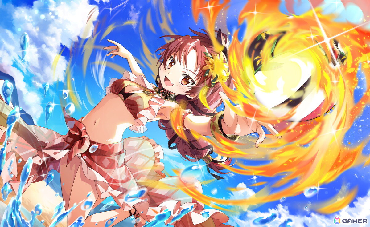 「魔法少女まどか☆マギカ Magia Exedra」に新限定★5キオク 佐倉杏子(水着)が登場!期間中最大80連ガチャ無料の海開きキャンペーンもの画像