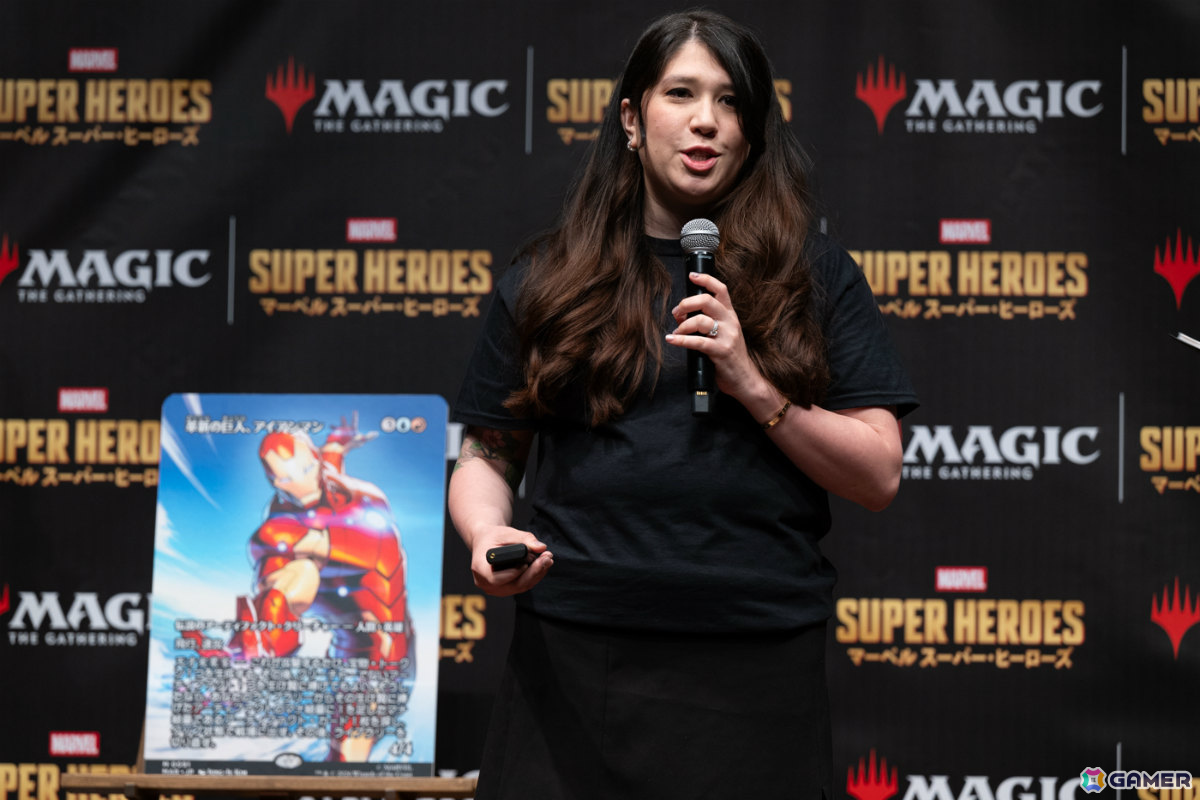 「マジック:ザ・ギャザリング | マーベル スーパー・ヒーローズ」発売PRイベントが開催!田村淳さんがマジックプロ・行弘賢さんといち早く対戦の画像