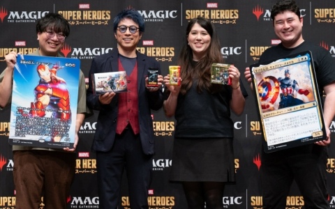 「マジック：ザ・ギャザリング | マーベル スーパー・ヒーローズ」発売PRイベントが開催！田村淳さんがマジックプロ・行弘賢さんといち早く対戦