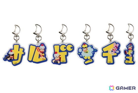 サルゲッチュ トレーディングアクリルキーホルダー vol.3 全6種各税込990円、BOX税込5,940円