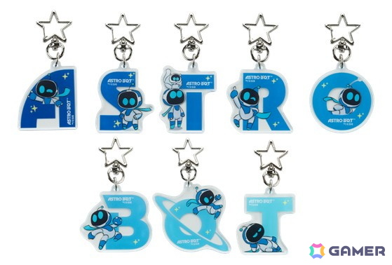 ASTRO BOT トレーディングアクリルキーホルダー vol.3 全8種各税込990円、BOX税込7,920円