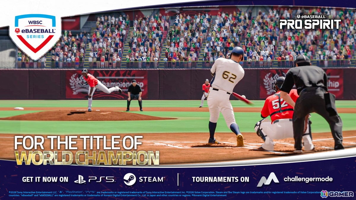 野球eスポーツの世界大会が大幅刷新―「eBaseball : PRO SPIRIT」による新たな世界大会「WBSC eBaseball Series 2026」が開幕の画像