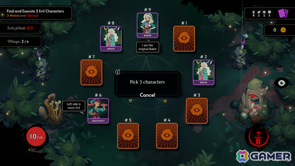 嘘をついてくるカードと向き合うひとり用人狼系デッキ構築ローグライク「Demon Bluff」Steam Nextフェス向けデモが配信!の画像