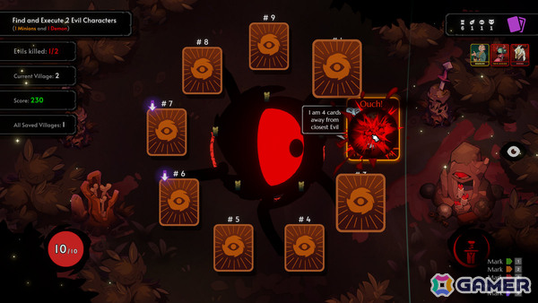 嘘をついてくるカードと向き合うひとり用人狼系デッキ構築ローグライク「Demon Bluff」Steam Nextフェス向けデモが配信!の画像