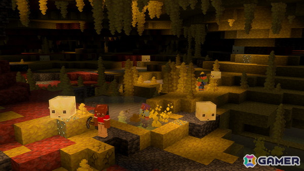 「Minecraft」に“硫黄の洞窟”バイオームや不思議な新モブ“サルファー キューブ”が登場!ゲームドロップ「Chaos Cubed」が配信の画像