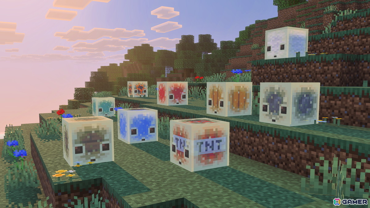 「Minecraft」に“硫黄の洞窟”バイオームや不思議な新モブ“サルファー キューブ”が登場！ゲームドロップ「Chaos Cubed」が配信の画像2