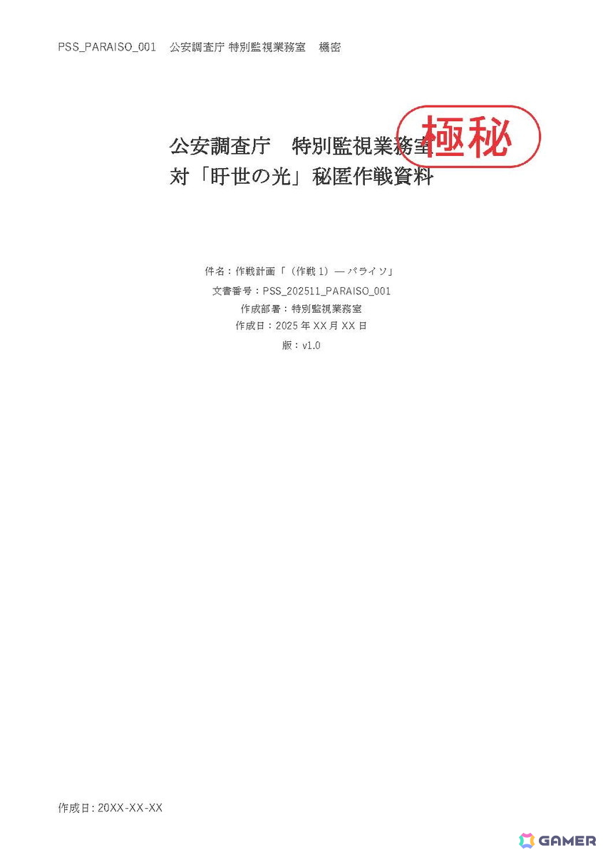 極秘資料の数々