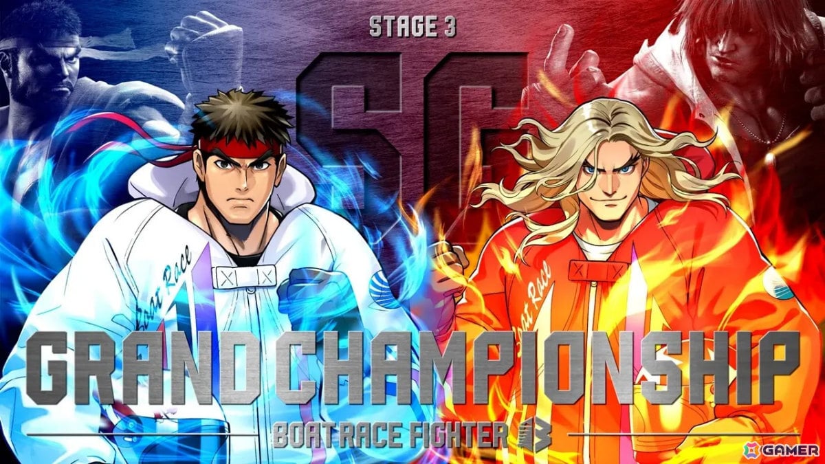 「ストリートファイター」×「BOATRACE」によるWEBプロモーション「BOATRACE FIGHTER」グランドチャンピオンにあわせたキャンペーンが6月18日より開催!の画像