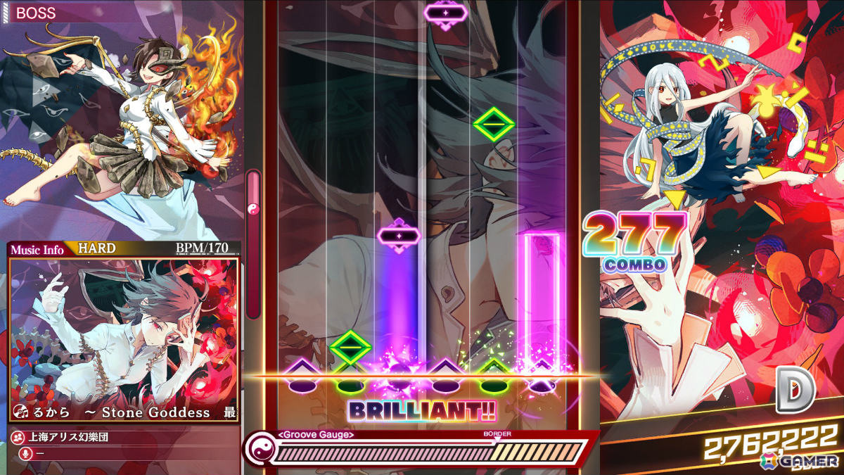 「東方ダンマクカグラ ファンタジア・ロスト」シーズン5のスタートとなるDLC「楽曲追加パック 第15弾」が配信!ユイマン・浅間と磐永阿梨夜が登場の画像