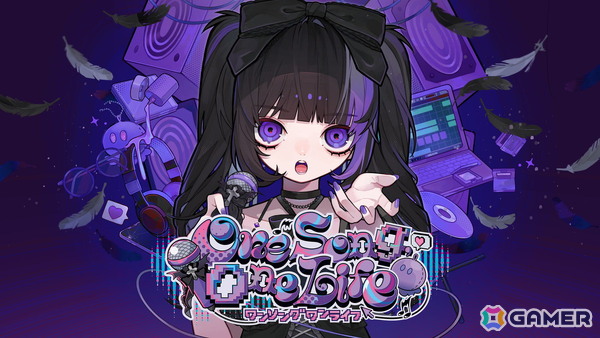 ネットアーティストを目指す“スミレちゃん”の人生選択リズムADV「One Song, One Life」が2026年内にリリース！Steam Nextフェスで体験版を配信中の画像1
