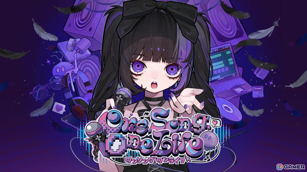 ネットアーティストを目指す“スミレちゃん”の人生選択リズムADV「One Song, One Life」が2026年内にリリース！Steam Nextフェスで体験版を配信中の画像