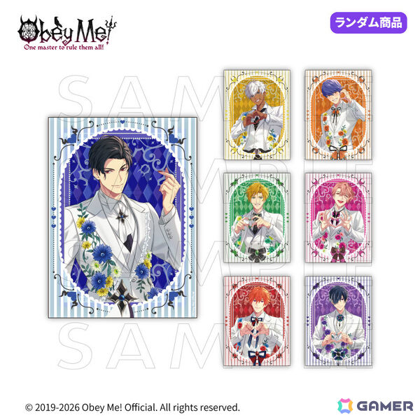 「Obey Me!」とfanfancy+がコラボ！白スーツに身を包んだルシファーたちの描きおろしグッズの受注販売が開始の画像15