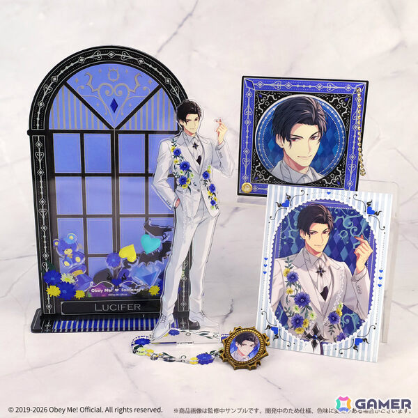 「Obey Me!」とfanfancy+がコラボ！白スーツに身を包んだルシファーたちの描きおろしグッズの受注販売が開始の画像2