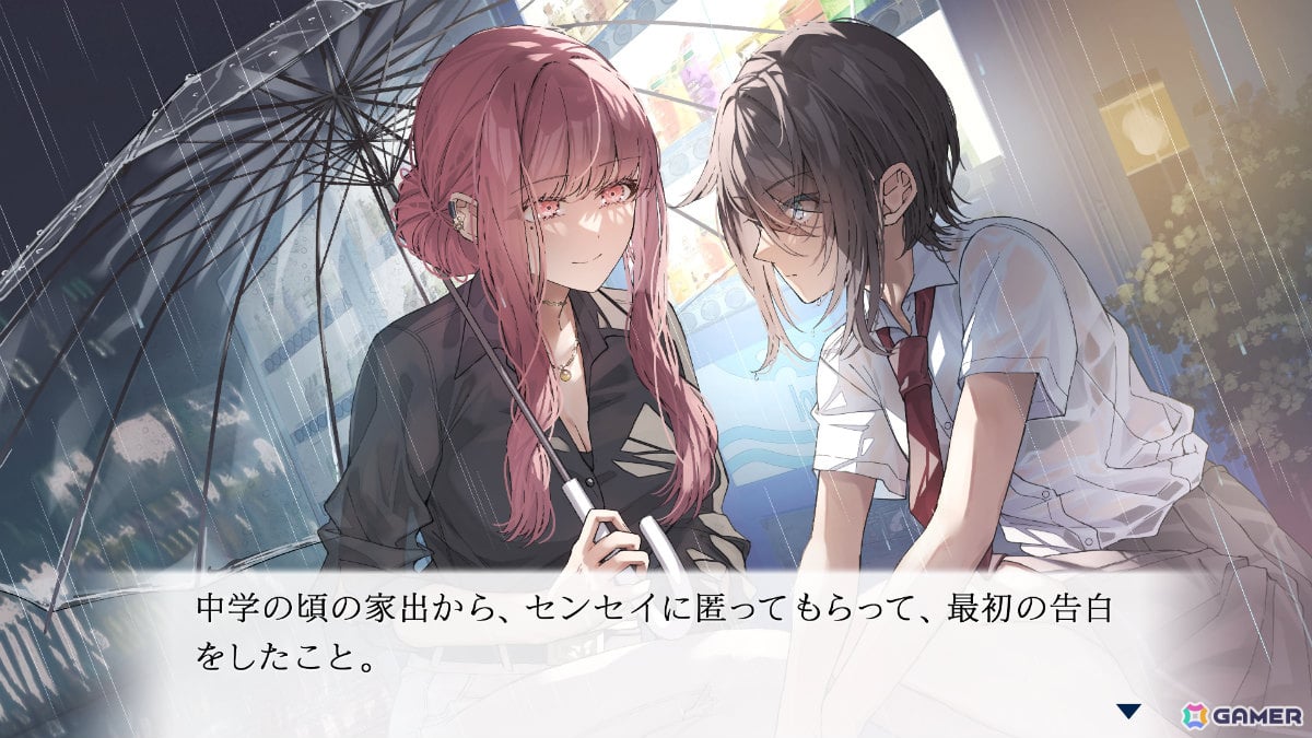 百合ビジュアルノベル「嘘から始まる恋の夏」Switch版が発売！3人の女子高生と1人の女性教師をめぐる恋愛と友情が描かれるの画像3