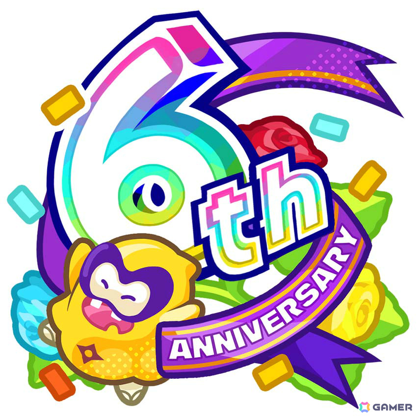 6周年記念ステッカー