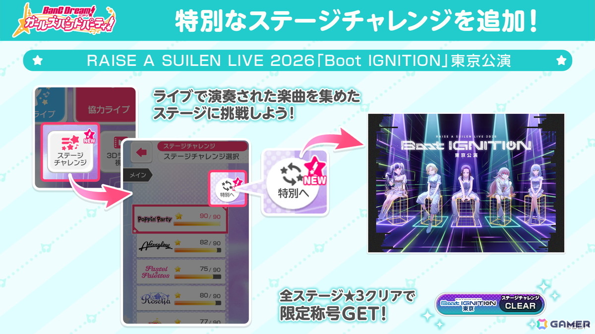 RAISE A SUILEN LIVE 2026「Boot IGNITION」東京公演が開催!15th Single「WHAT AN EXPLOSION」の表題曲や「RUNAWAY STAR」など17曲を披露の画像