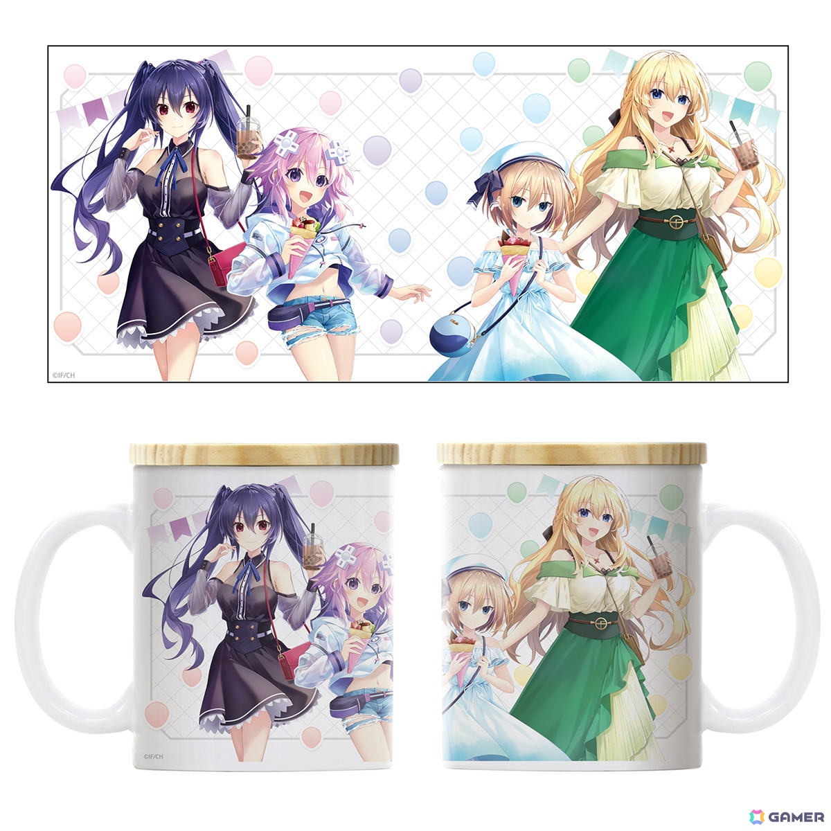 「超次元ゲイム ネプテューヌ」15周年記念コラボカフェが6月26日よりキュアメイドカフェで開催！ねぷのプリンドリンクなどが登場の画像