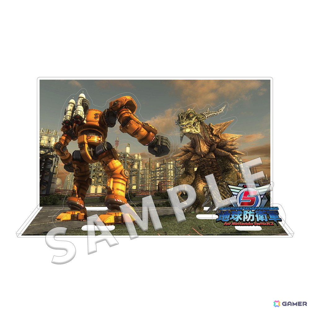 Switch 2版「地球防衛軍5」D3P WEB SHOP限定パックの内容が公開！バルガ＆アーケルスのアクリルジオラマが付属の画像