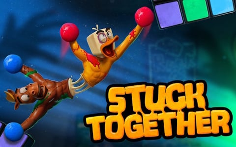 友情崩壊必須の協力型クライミングアクション「連帯責任（Stuck Together）」のSwitch版が6月25日に配信！