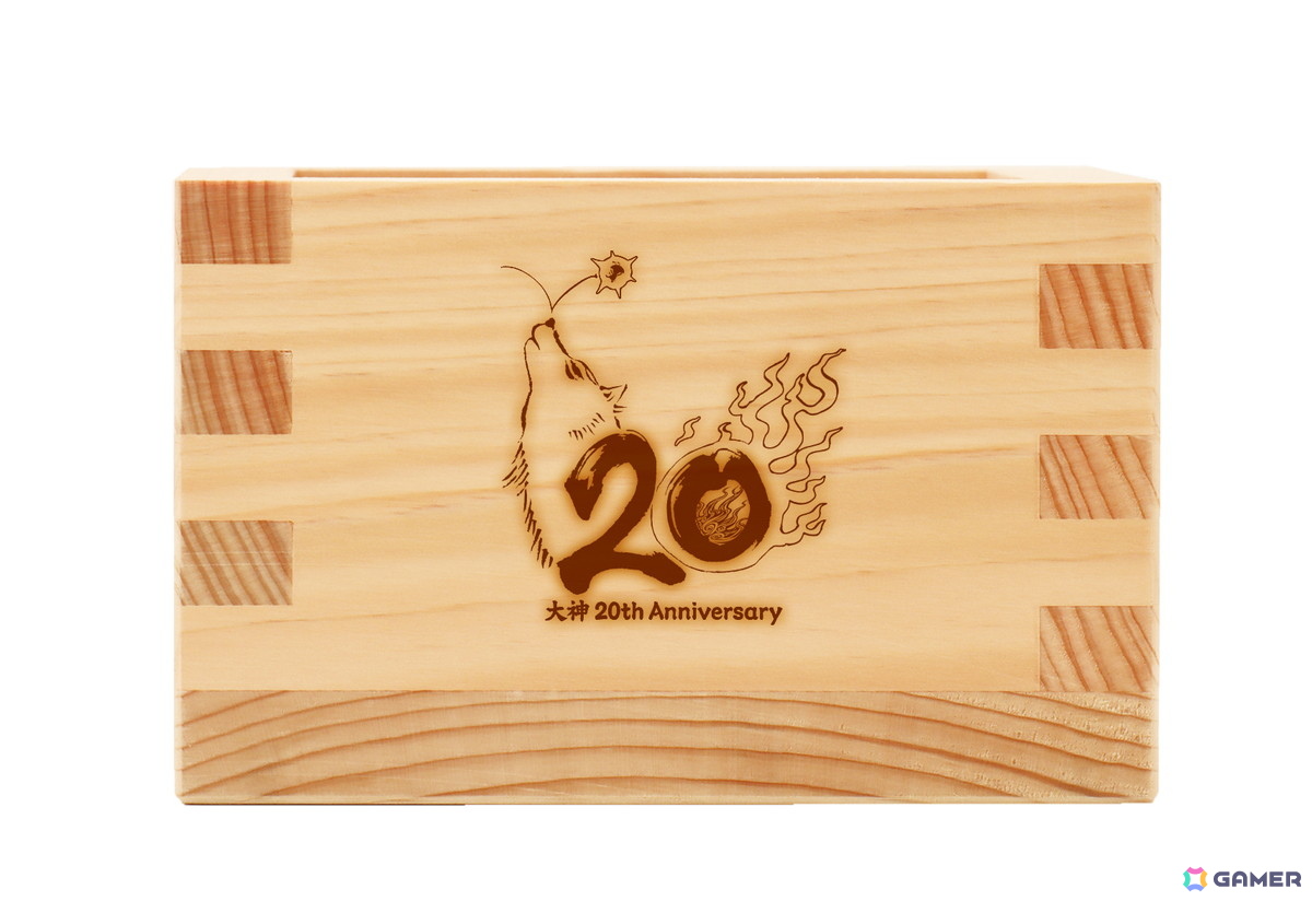 「大神」20周年を記念した日本酒セットが白鶴酒造より発売！限定デザインの日本酒・グラス・桧桝がセットにの画像