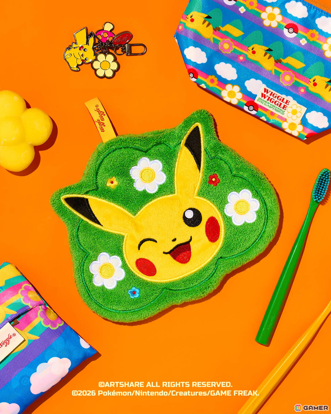 wiggle wiggleのポケモンデザインアイテムが登場！ピカチュウ、メタモン、カビゴン、イーブイのフード付きパジャマセットなどがラインナップの画像