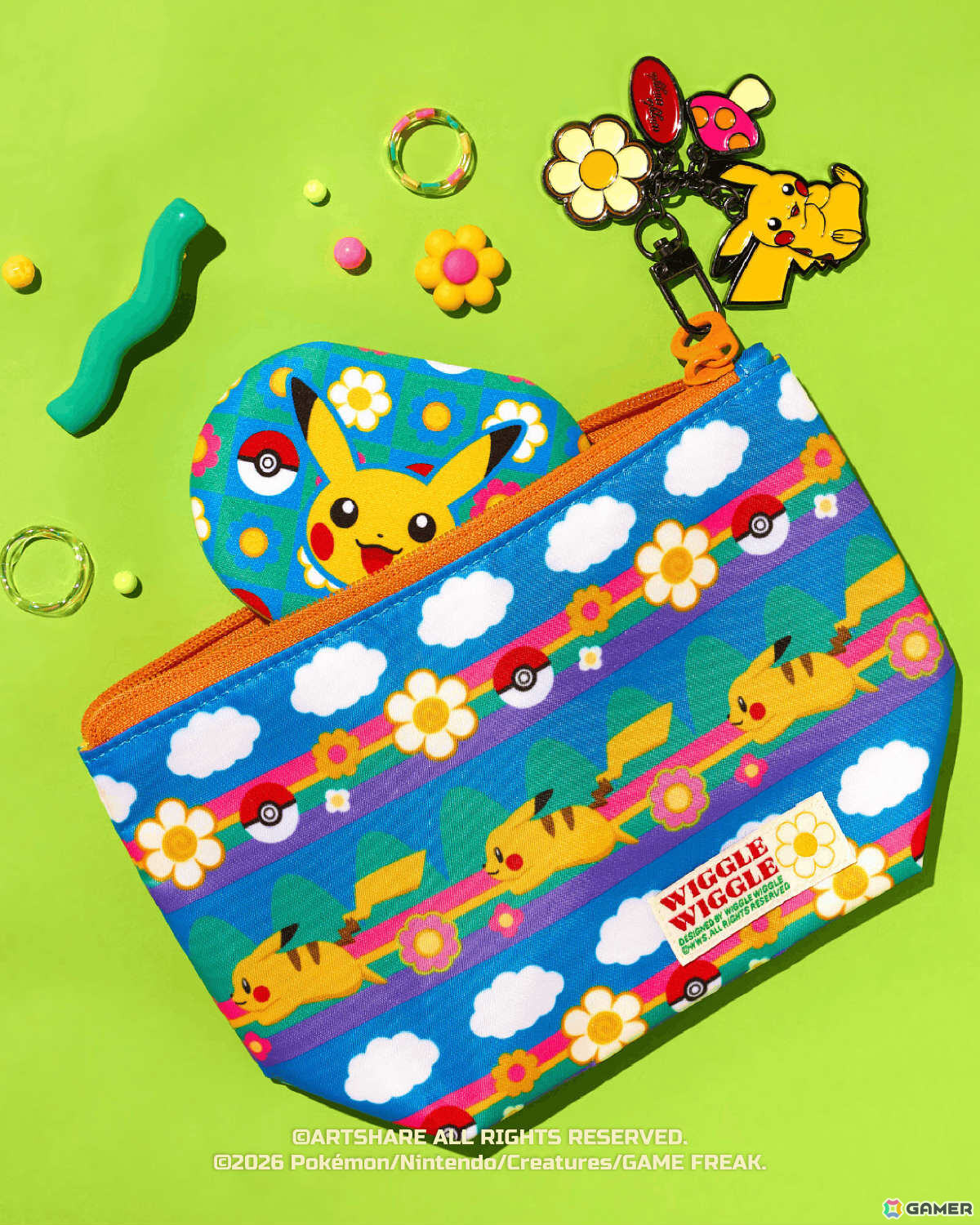 wiggle wiggleのポケモンデザインアイテムが登場！ピカチュウ、メタモン、カビゴン、イーブイのフード付きパジャマセットなどがラインナップの画像